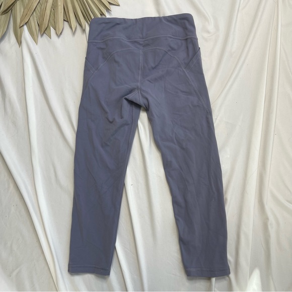 Athleta Girl Stash Your Treasures Mesh Capri Cropped Purple Workout Leggings XL - Picture 6 of 9